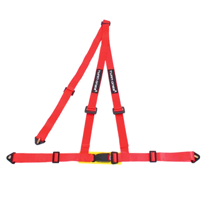3 point red clubman harness