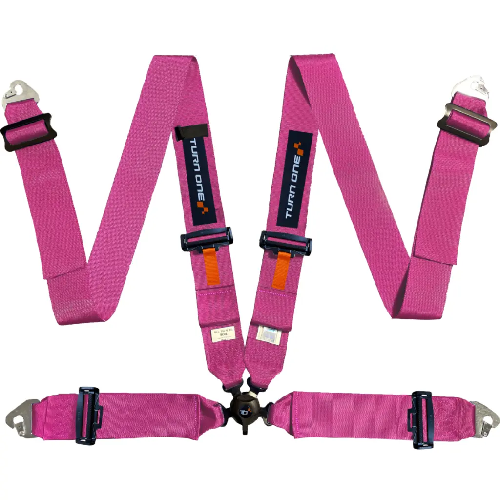 First 4-point Harness FIA 8854-98 Pink