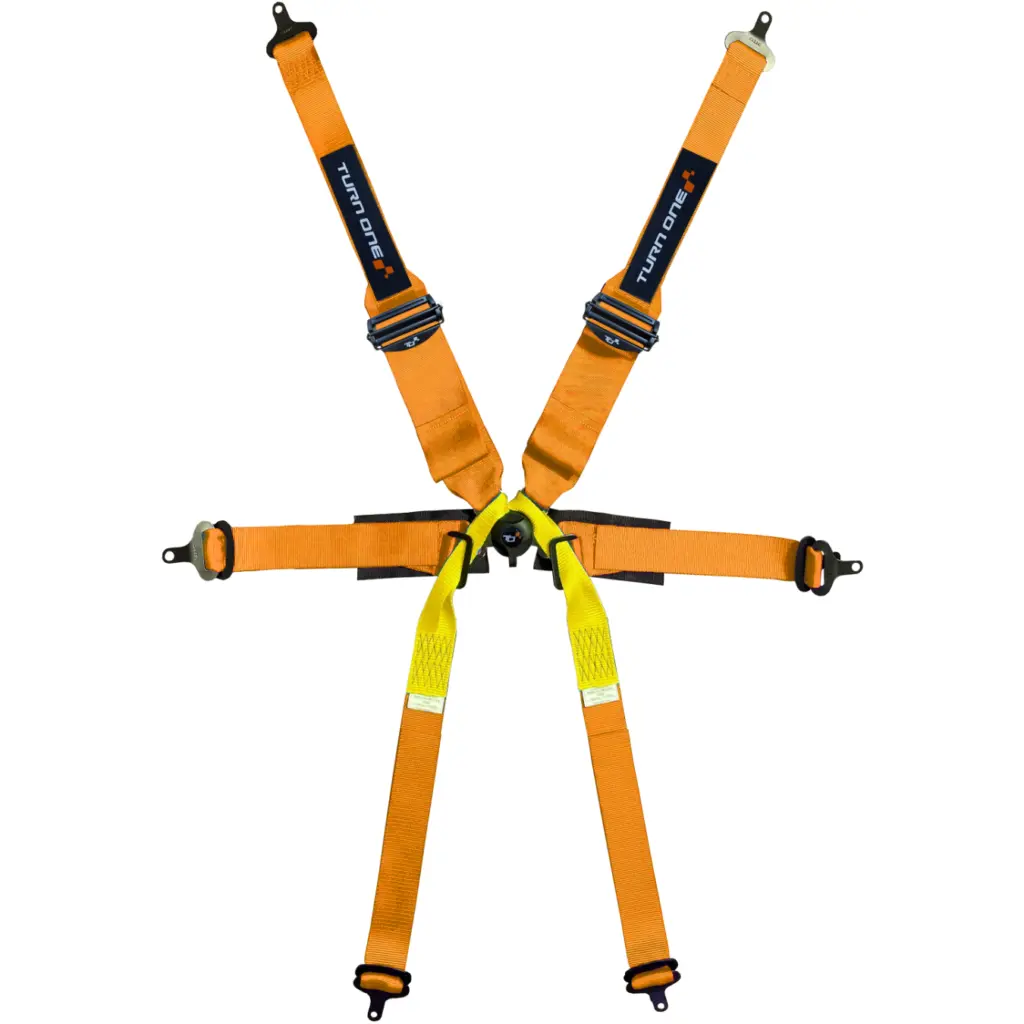 Formula Evo 6-point Harness FIA 8853-2016 Orange