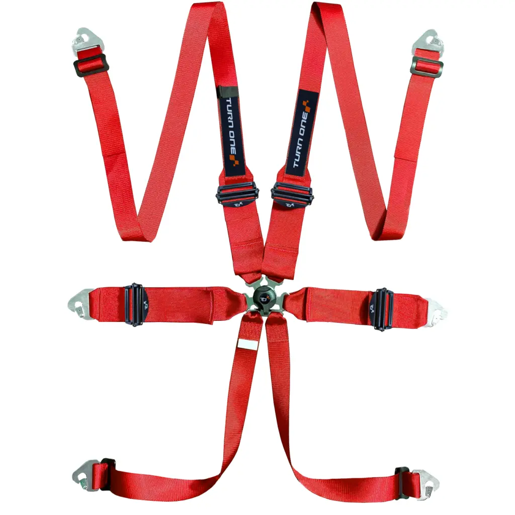 Race 6-point Harness FIA 8853-2016 Red