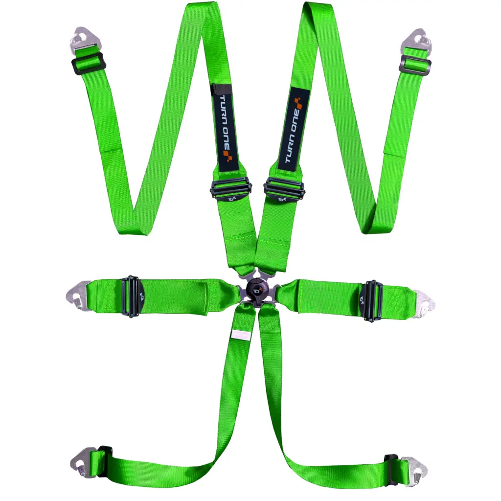 Race 6-point Harness FIA 8853-2016 Green