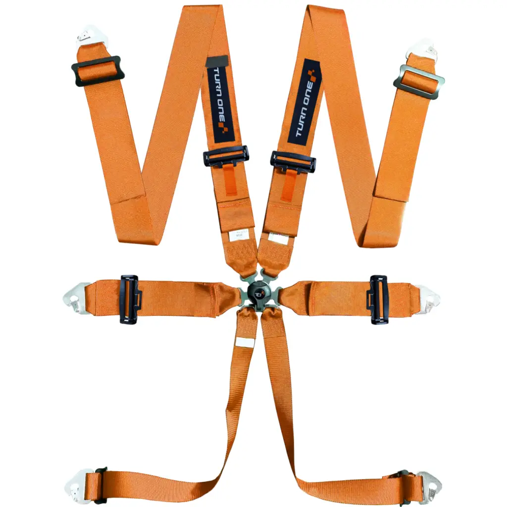Speed 6-point Harness FIA 8853-2016 Orange