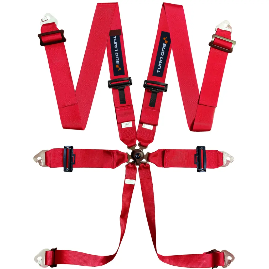 Speed 6-point Harness FIA 8853-2016 Red