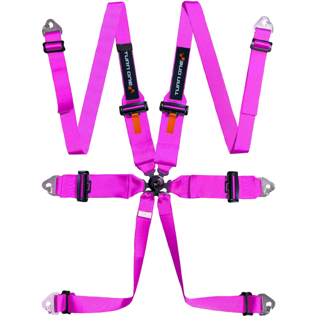 Star 6-point Harness FIA 8853-2016 Pink
