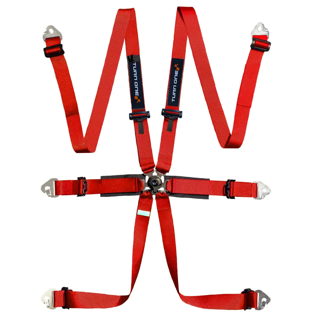 Star Light 6-point Harness FIA 8853-2016 Red