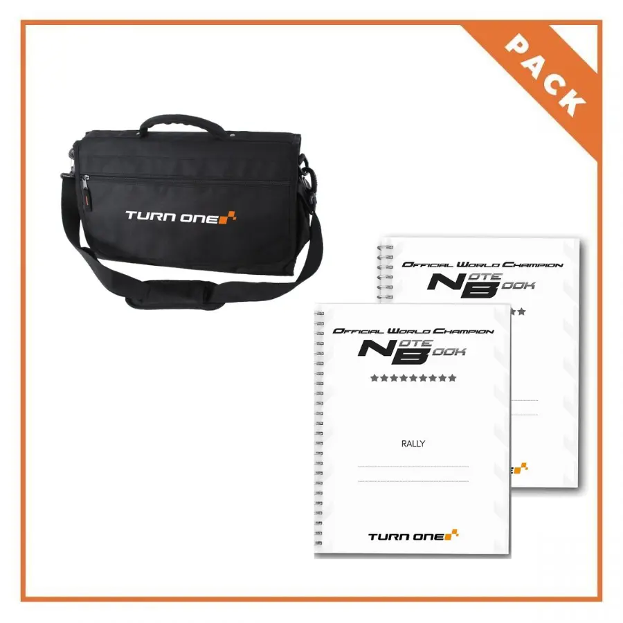 Pack 1 TURN ONE copilot bag + 2 TURN ONE notebooks