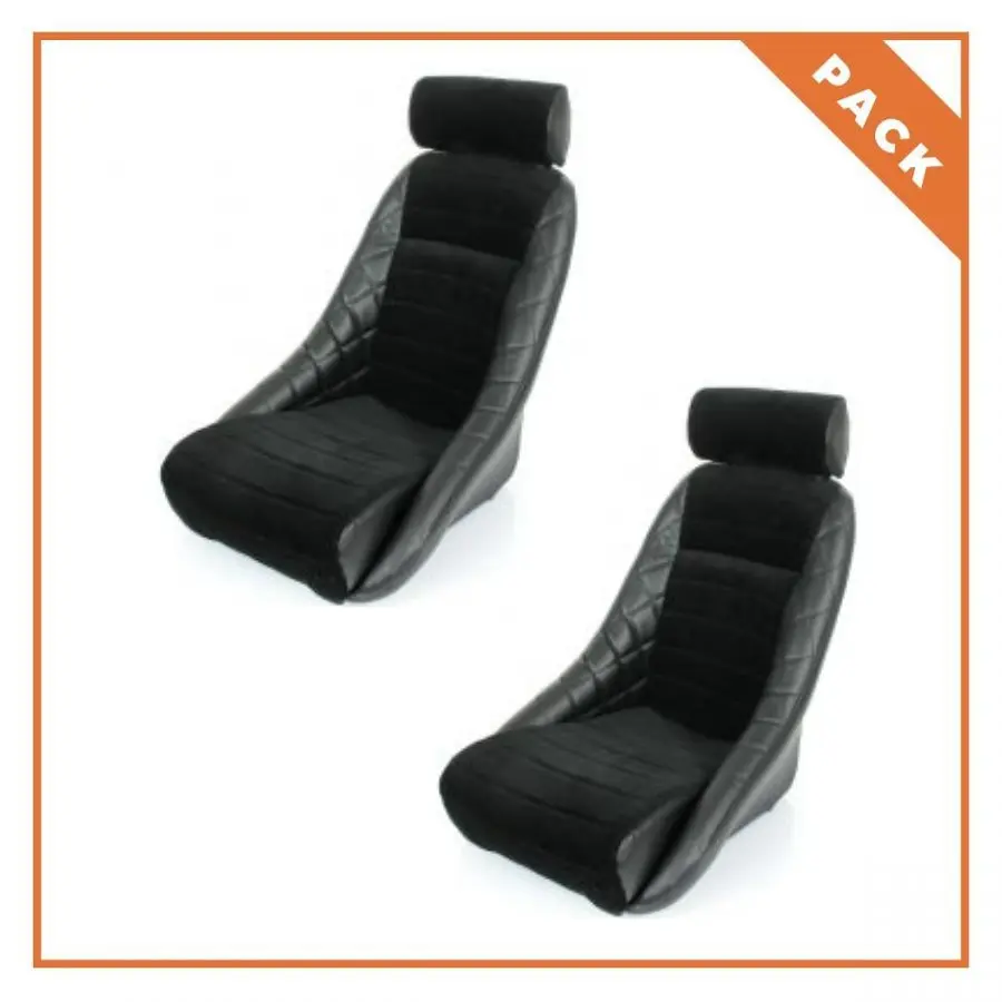 2 x TURN ONE vintage seats Turini size XL