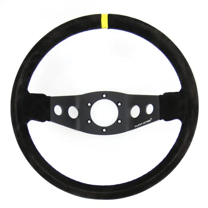Corsa suede steering wheel Black