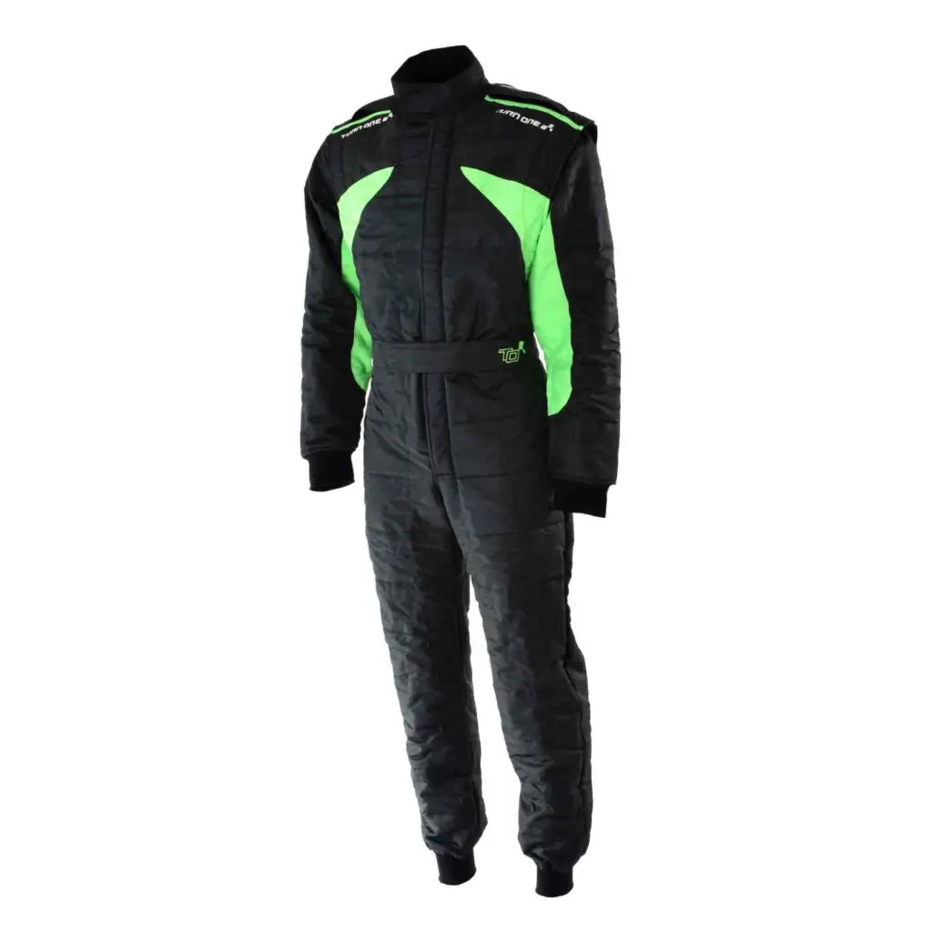 K-SUIT Karting Black/Fluo Green