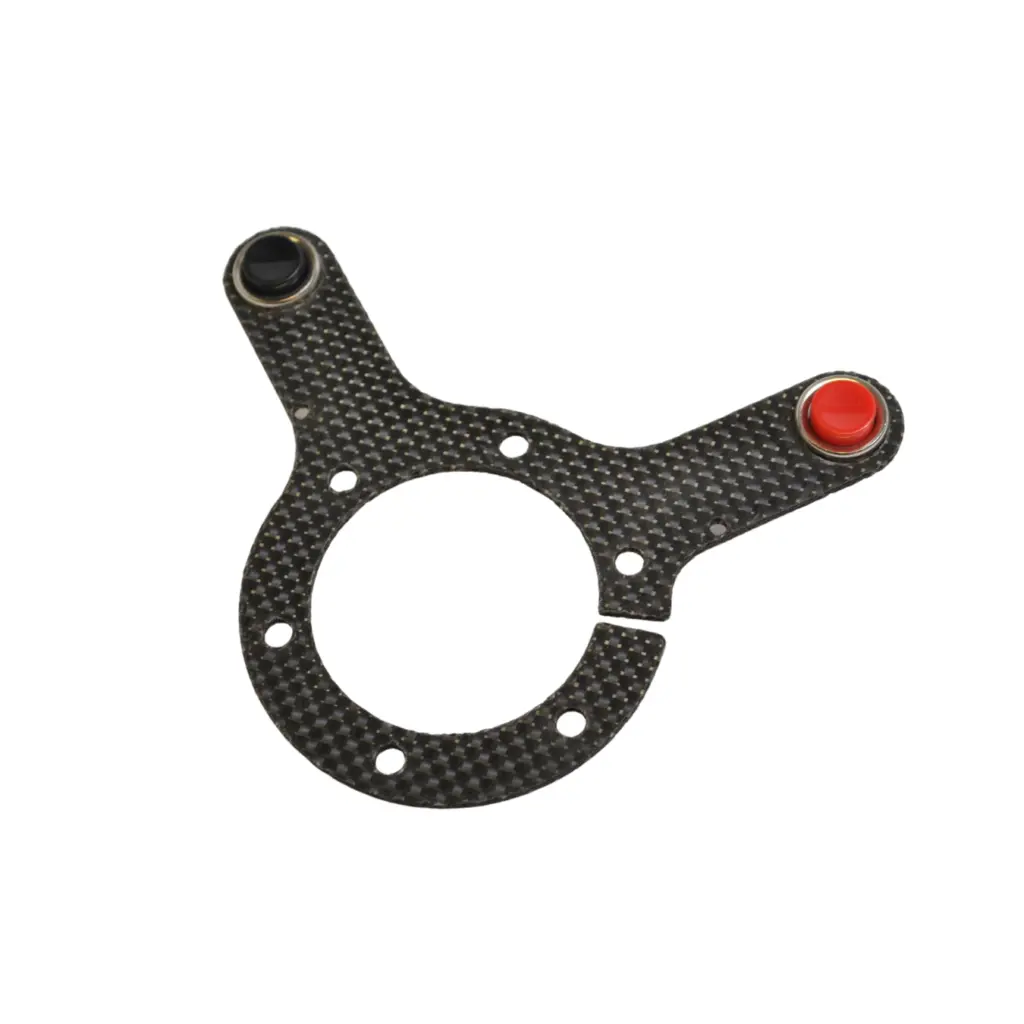 Steering wheel plate kit with two switches